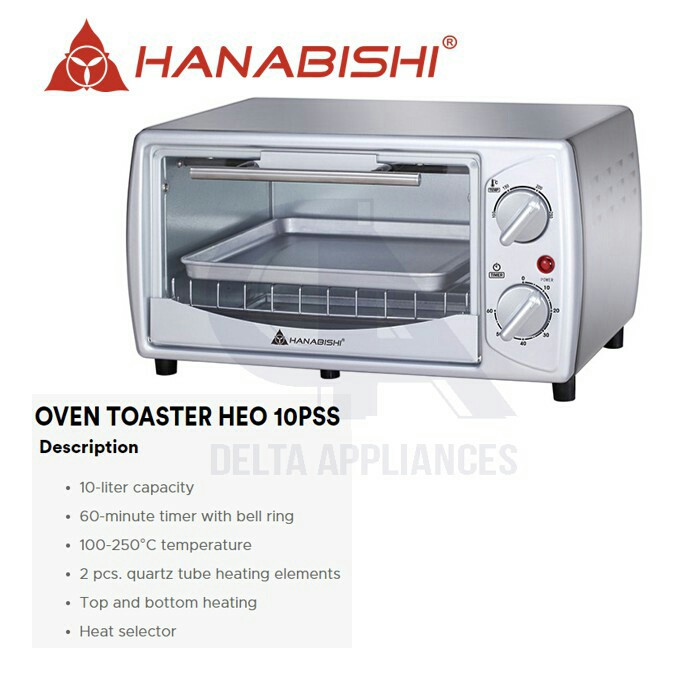 SALE!! Hanabishi oven Toaster HEO10PSS 10Liters (HIGH QUALITY
