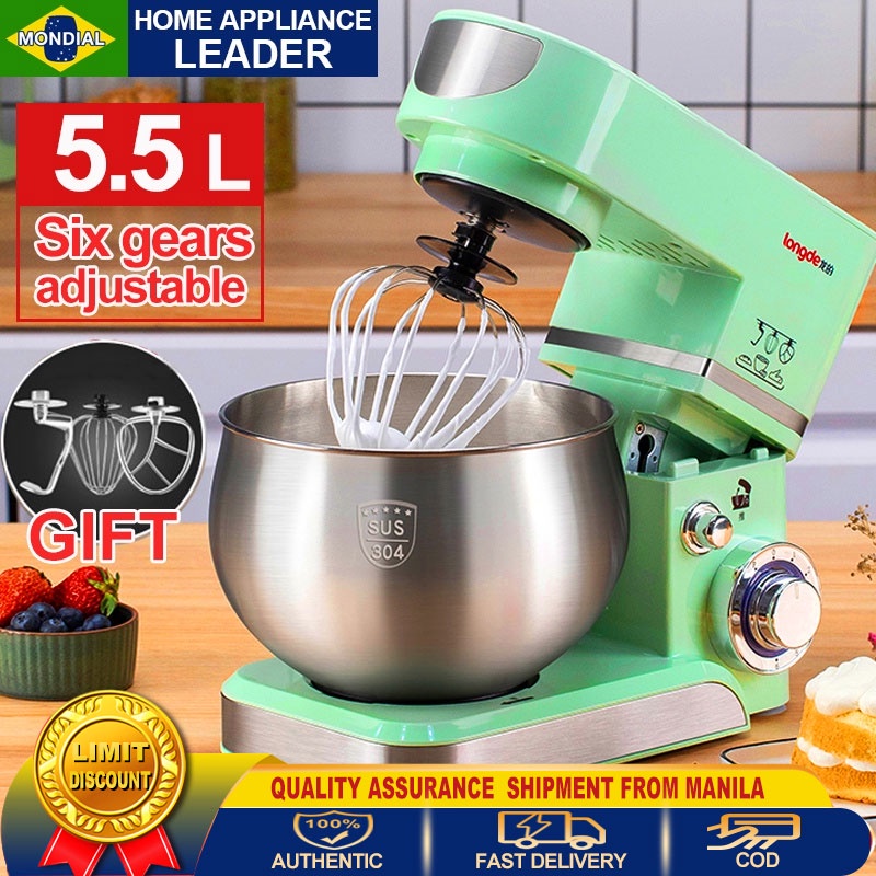 MONDIAL 5.5L Electric Stand Mixer for baking Multifunction dough mixer machine Shopee Philippines