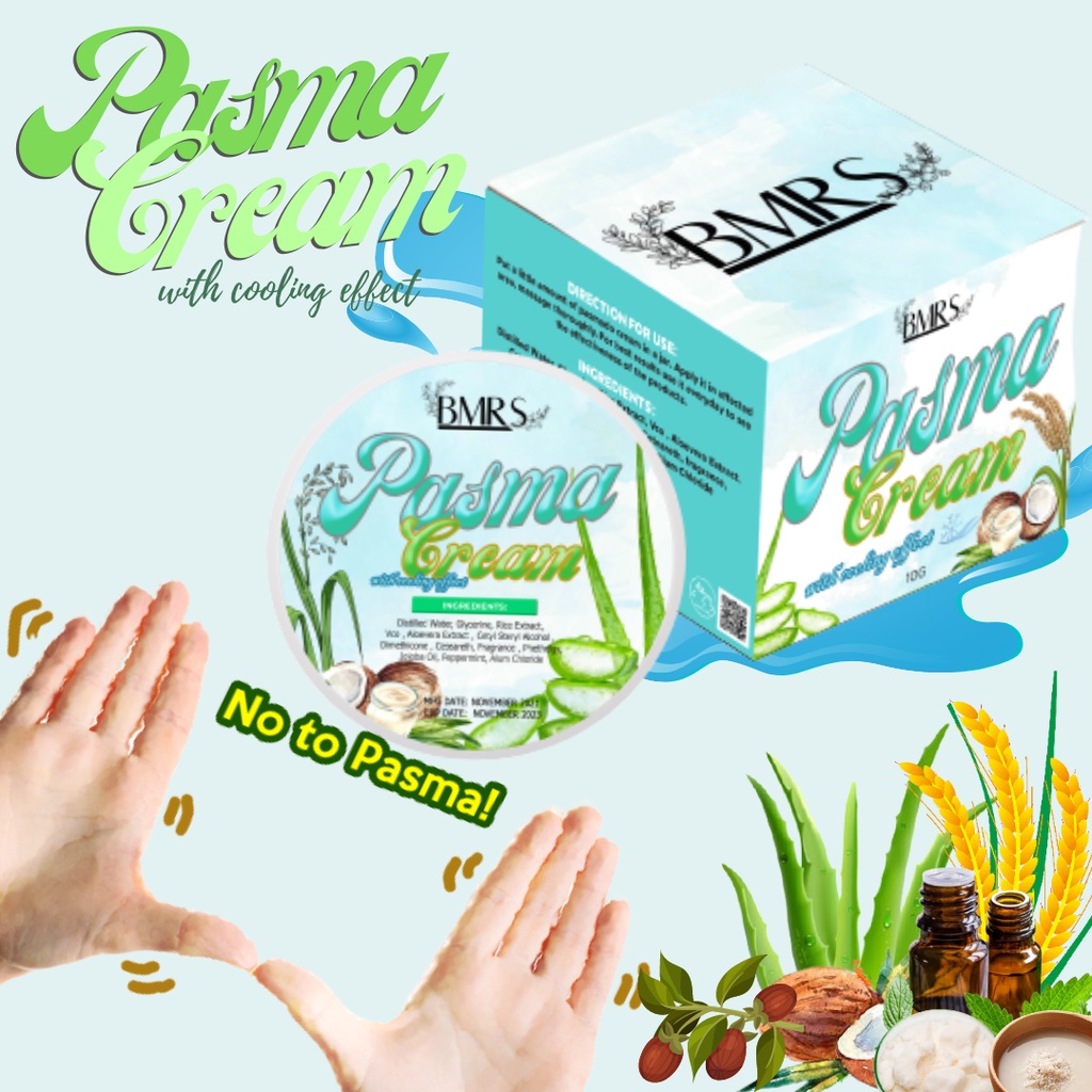 Original BMRS PASMA CREAM With Cooling Effect 10g [for Sweaty HANDS ...