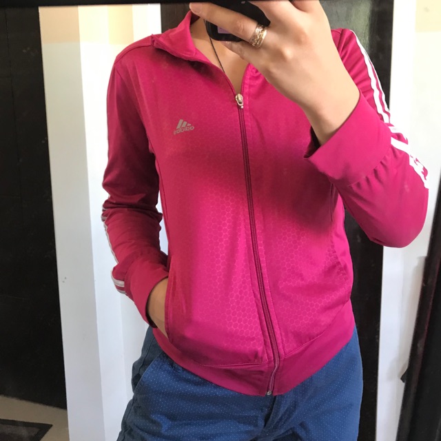 Adidas neon pink outlet jacket