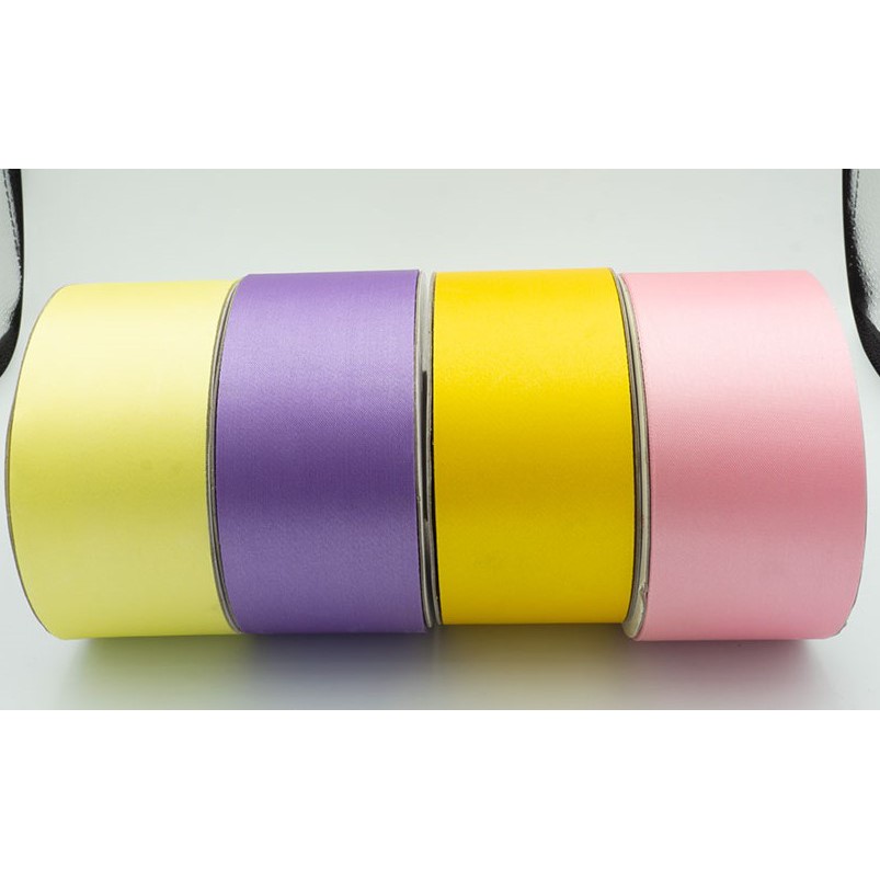 2 inches Satin Ribbon Cut Edge (50 yards a roll) - part 1 | Shopee ...