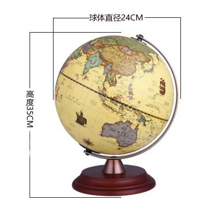 23CM LED Light World Earth Globe Map Geography Educational Toy Luminous ...