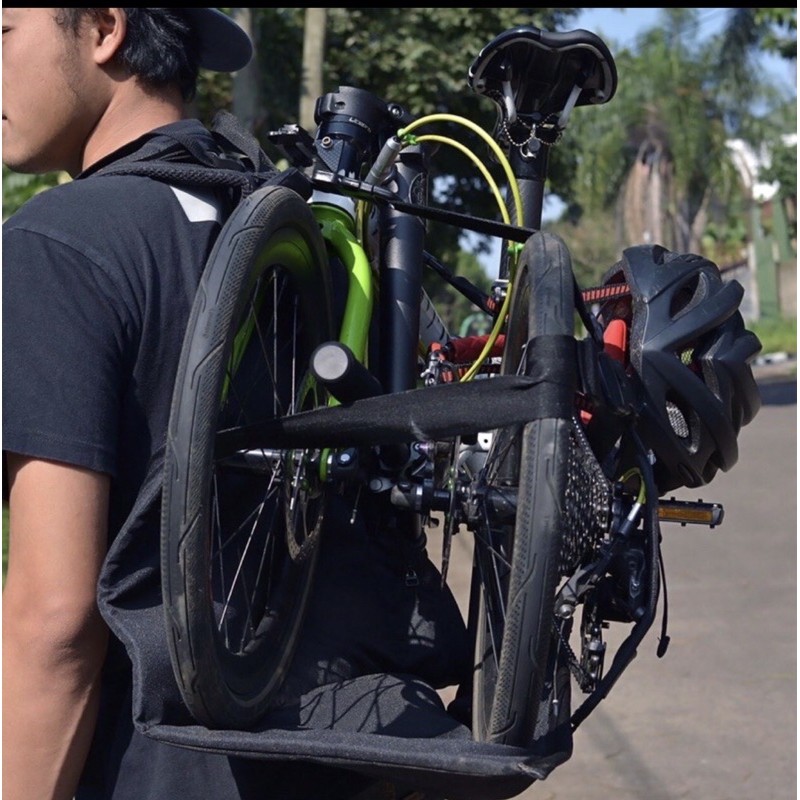 Folding bike 16 - 22 inch folding bike backpack loading backpack ...
