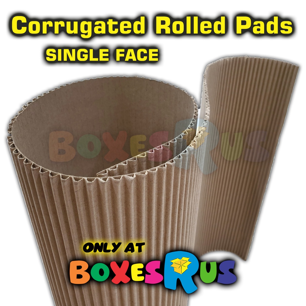 Single Face Carton 16 inches by 3 meter Corrugated DIY Kraft Paper by ...