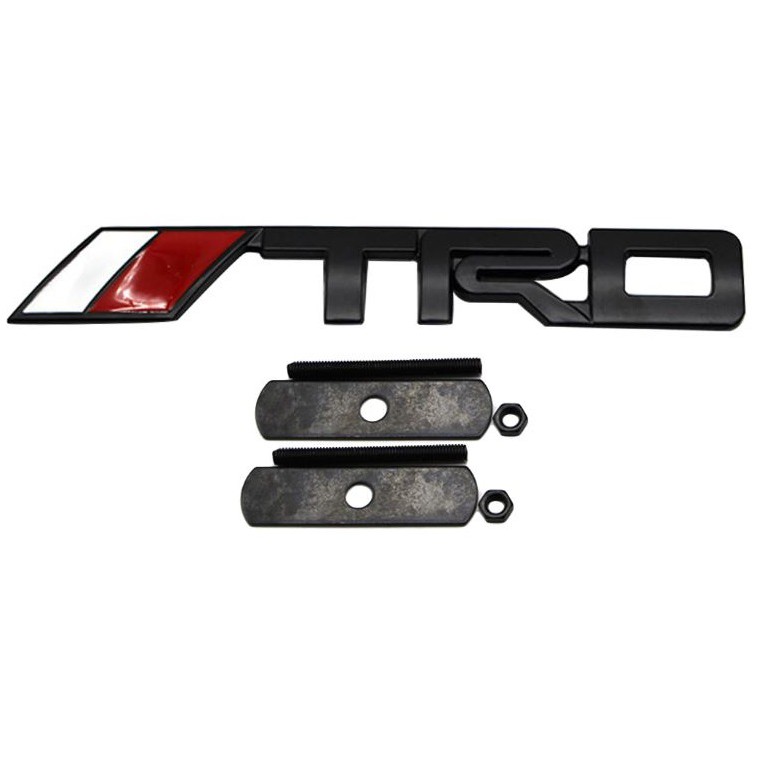 Toyota Front Grille Emblem TRD 3D Badge Metal Universal
