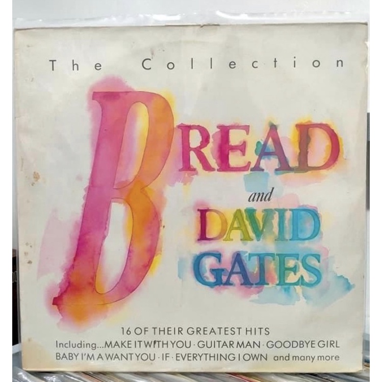 Bread And David Gates Collection Rare Greatest Hits Vinyl Lp VG+