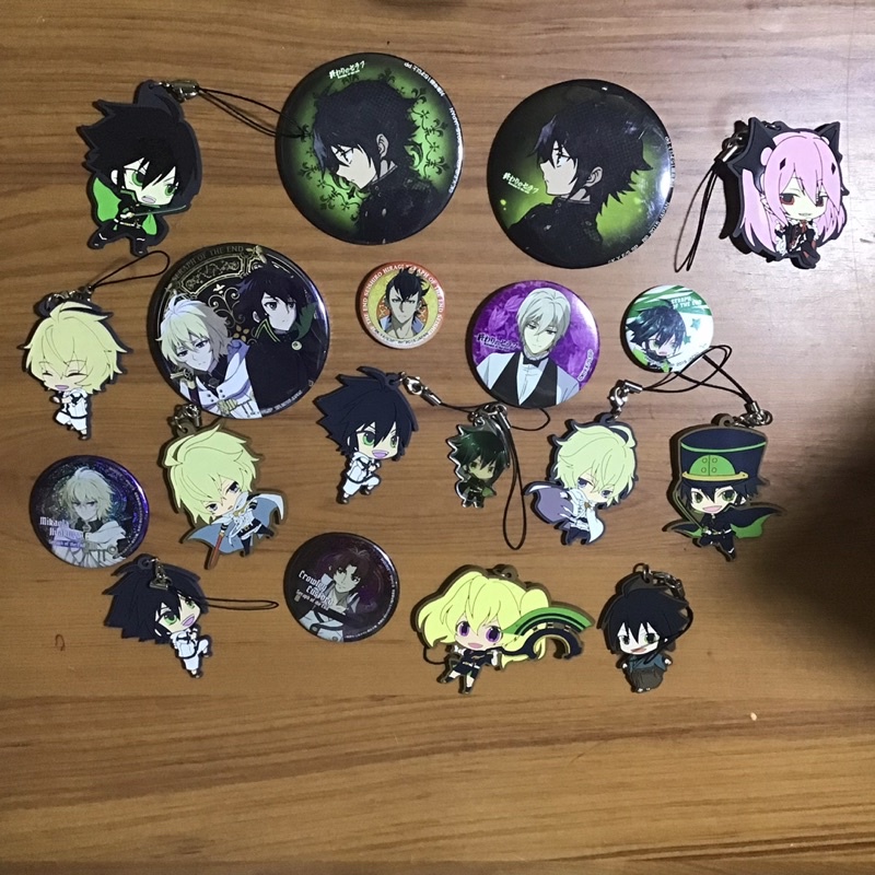 Seraph of the End Anime/Manga Rubber Keychains/Pins | Shopee Philippines