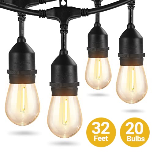 Outdoor Christmas String Light S14 IP65 Waterproof Shatterproof Party ...