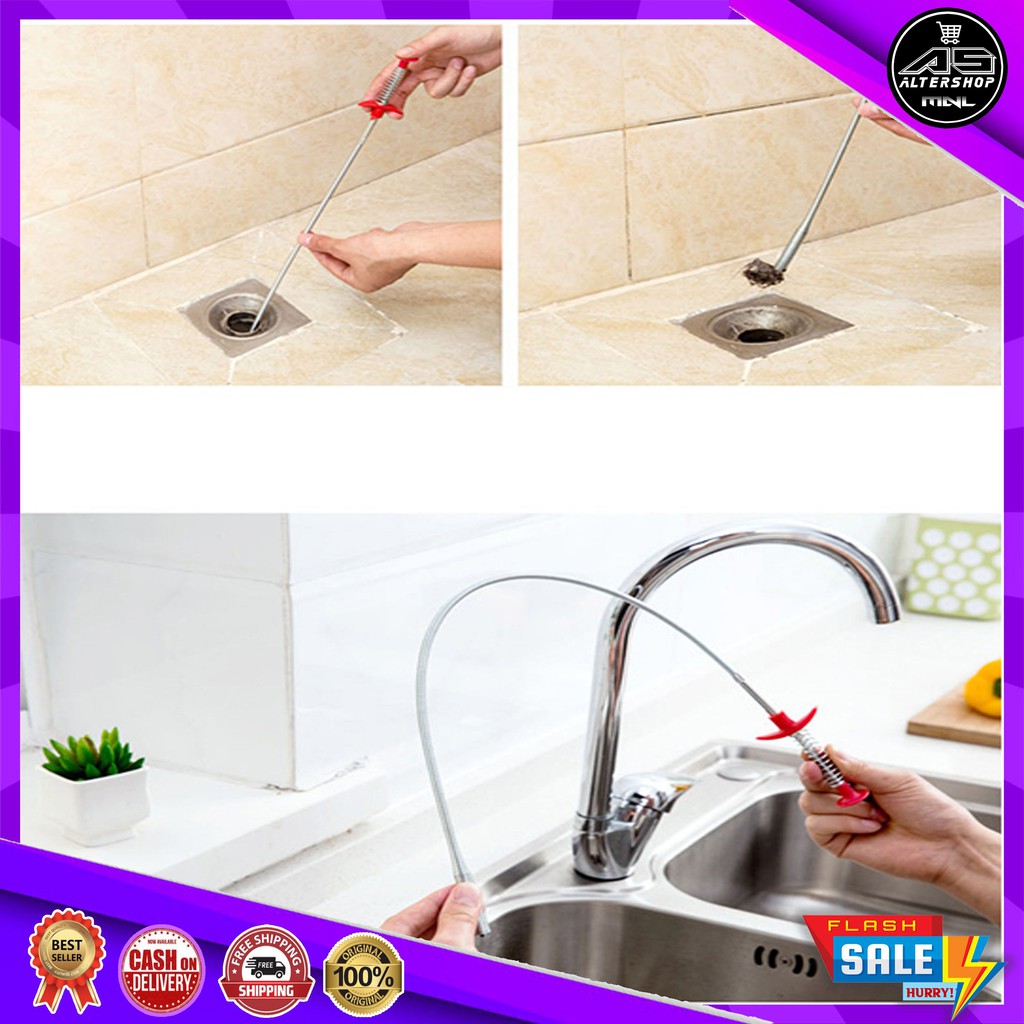 TRENDY MNL Original 120 Cm Sink Drains Grabber Tool Flexible Long