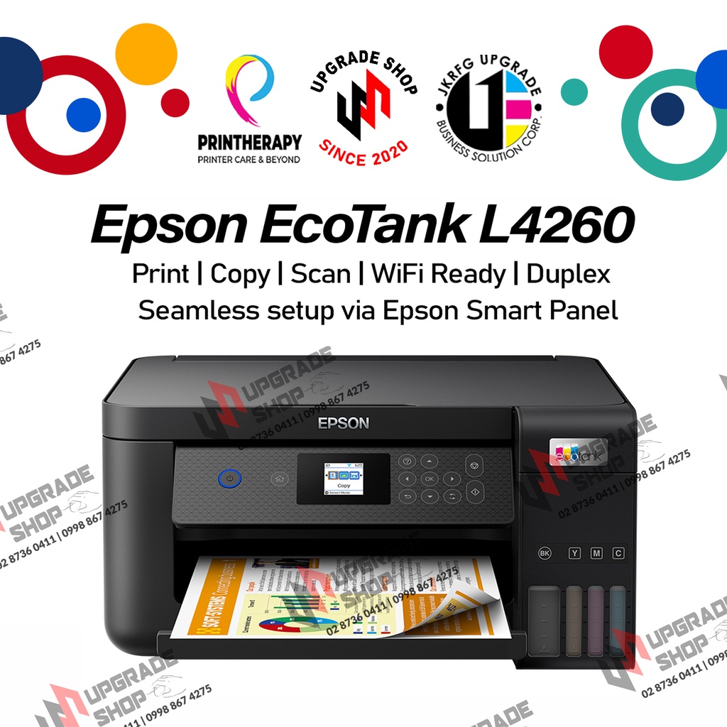 Epson EcoTank L4260 A4 Wi-Fi Duplex All-in-One Ink Tank Printer ...