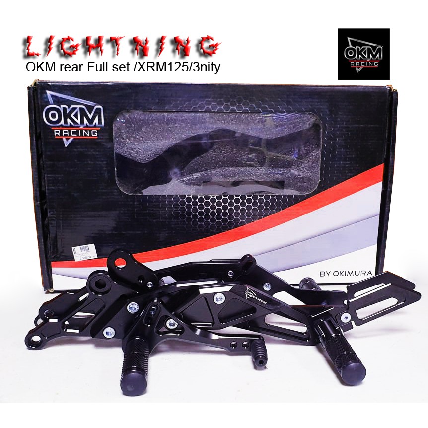 OKM rear full set XRM125 3nity full rear set Shopee Philippines