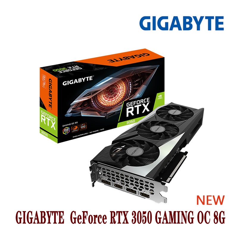 GIGABYTE GeForce RTX 3050 GAMING OC 8G /AORUS GeForce RTX 3050 ELITE 8G ...