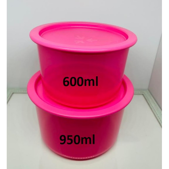in -tupperware container one touch topper set 2pcs/set ( red) | Shopee ...