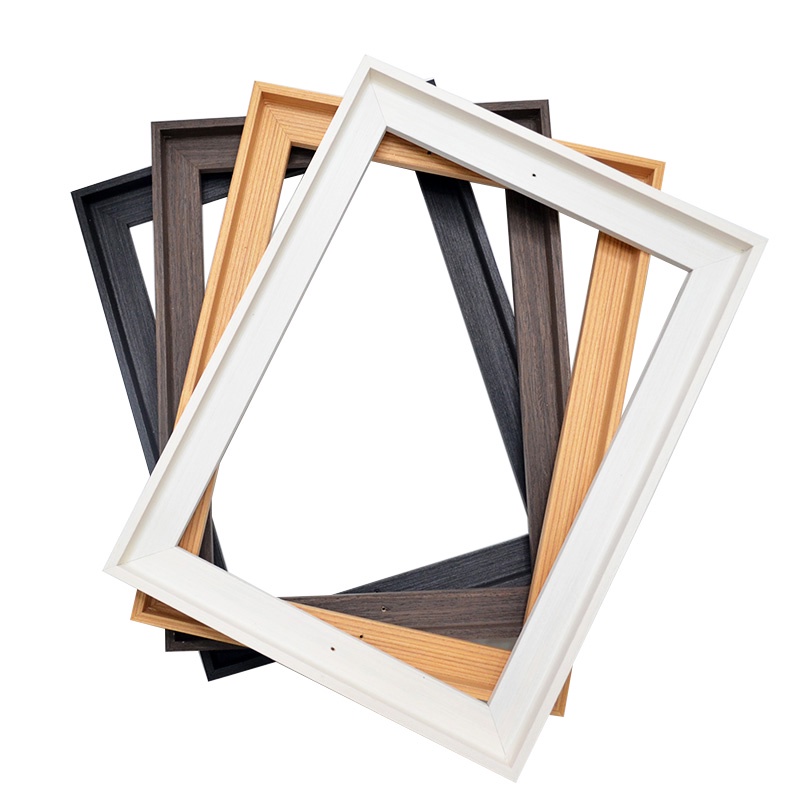 ⭐Oil Painting Frame⭐Ready Stock L-Shaped Solid Wood Oil Frame Cloth ...