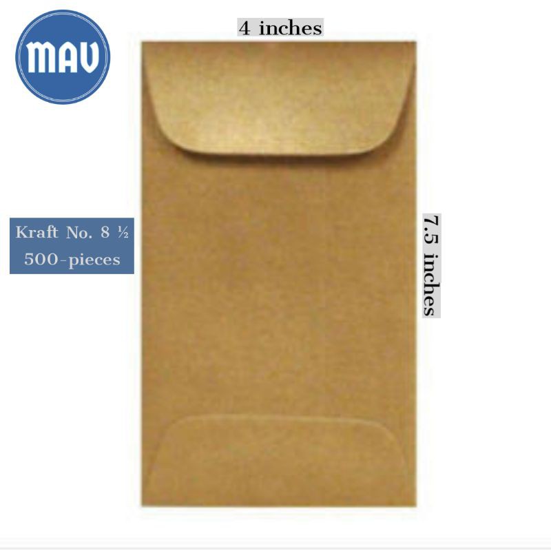 Kraft Brown Coin Envelop (500 pieces/box) Envelops | Shopee Philippines