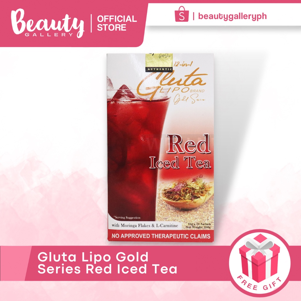 Gluta Lipo Gold Series Red Iced Tea Shopee Philippines