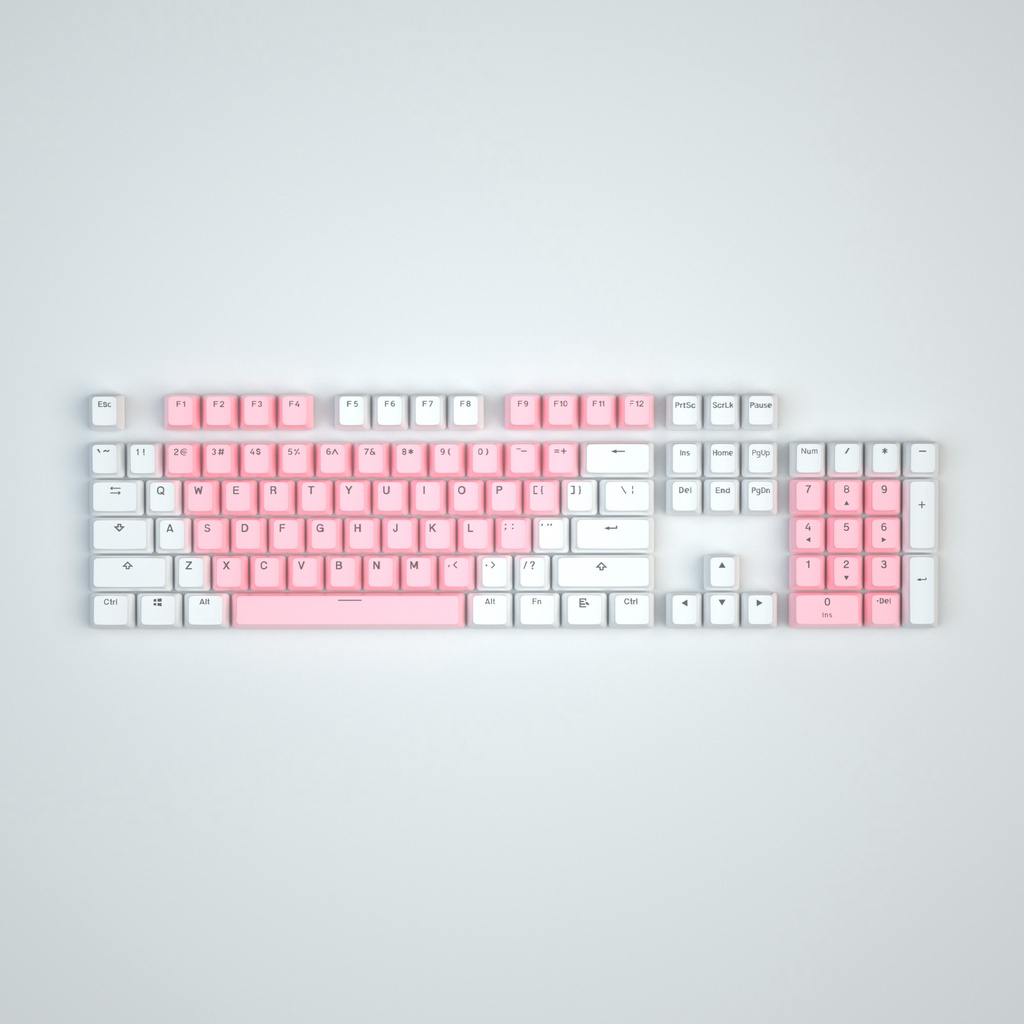 WEIKAV 104Keys Keycaps Mixed Color Backlit Keycap for Mechanical ...