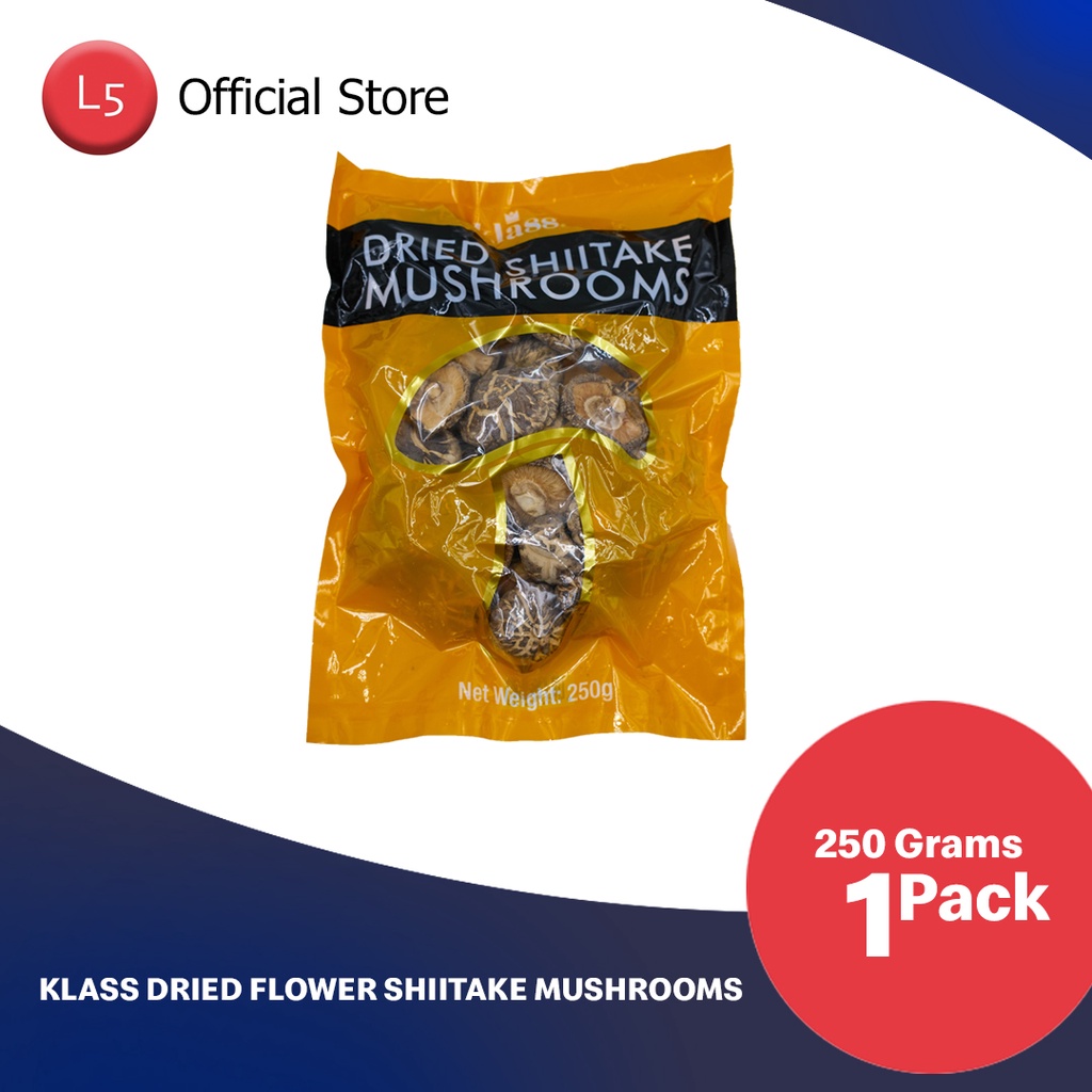 Klass Dried Flower Shiitake Mushroom 250g Shopee Philippines
