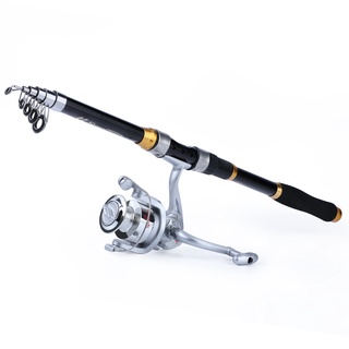 Sougayilang1.8m-3.3m Telescopic Spinning Fishing Rod Reel Set Portable  Ultralight Rod and 5.0:1/ 5.2:1 High Speed Gear Ratio Fishing Reel 12BB /  6BB Spinning Fishing Reel Fishing Combo