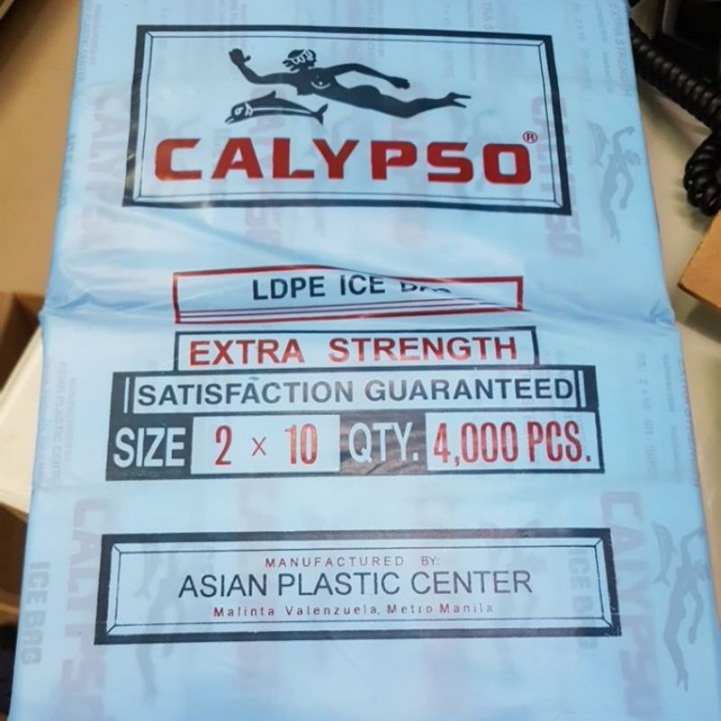 1 pack Ice Candy Plastic 2x10 LDPE 4000's Calypso Shopee Philippines