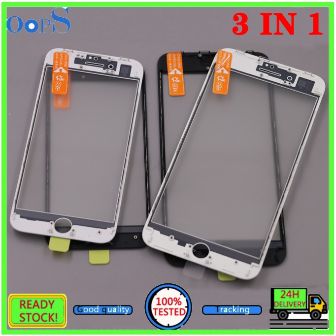 COD Front Outer Glass For iphone 8 7 plus 6 6s plus 5 5s 5c cold press ...