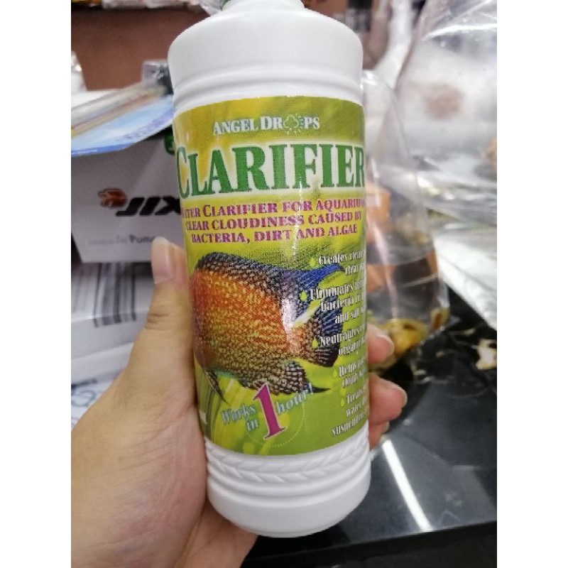 clarifier angel drops water clarifier for aquarium 265ml and 125ml