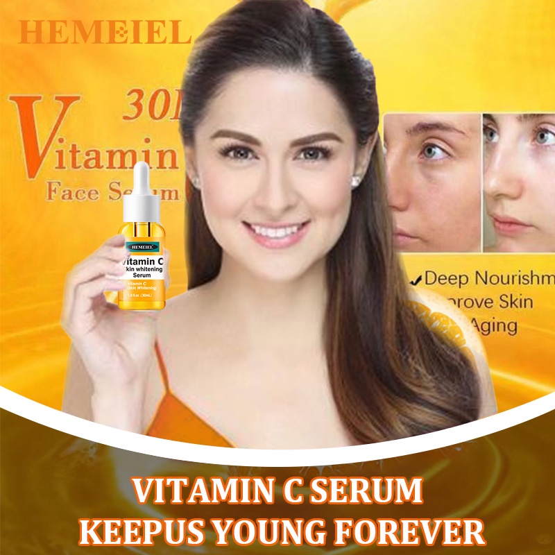 HEMEIEL Vitamin C Face whitening Glass skin care Serum Korea