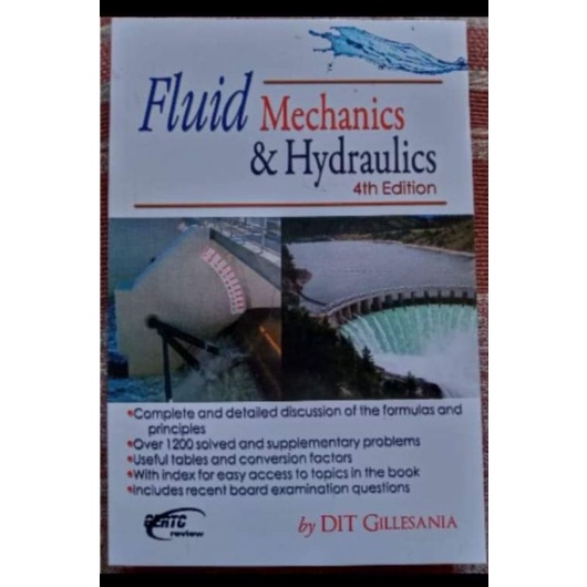 Fluid mechanics and hydraulics 4th edition Shopee Philippines