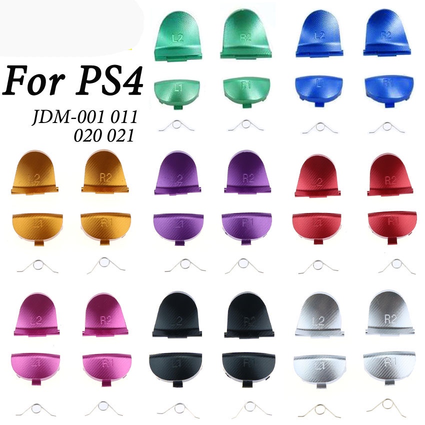 Aluminum Metal Controller Analog Grip Buttons Trigger Button for PS4 ...