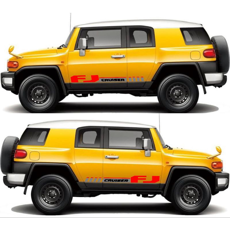 TOYOTA FJ CRUISER SIDE DECALS STICKER | Shopee Philippines