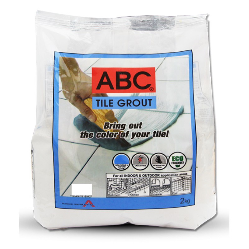 ABC Tile Grout 2kg Available in Different Colors Tiles Joint Filler