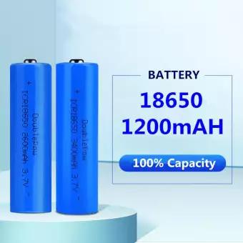 18650 mini Fan/wirelessmicrophone 1200mAh Battery Lithium Li-ion ...