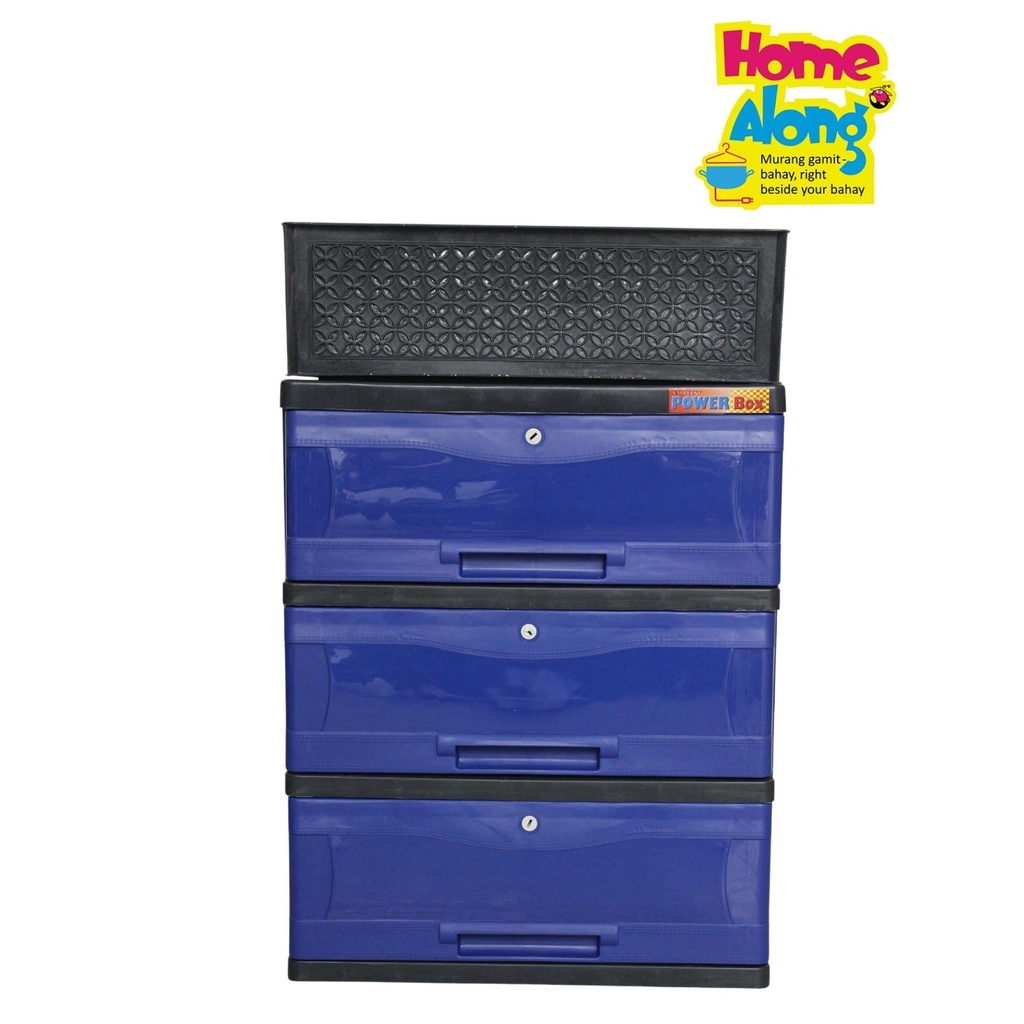 Power Box 3 Layer Chest Drawer With Free Top Tray | Shopee Philippines
