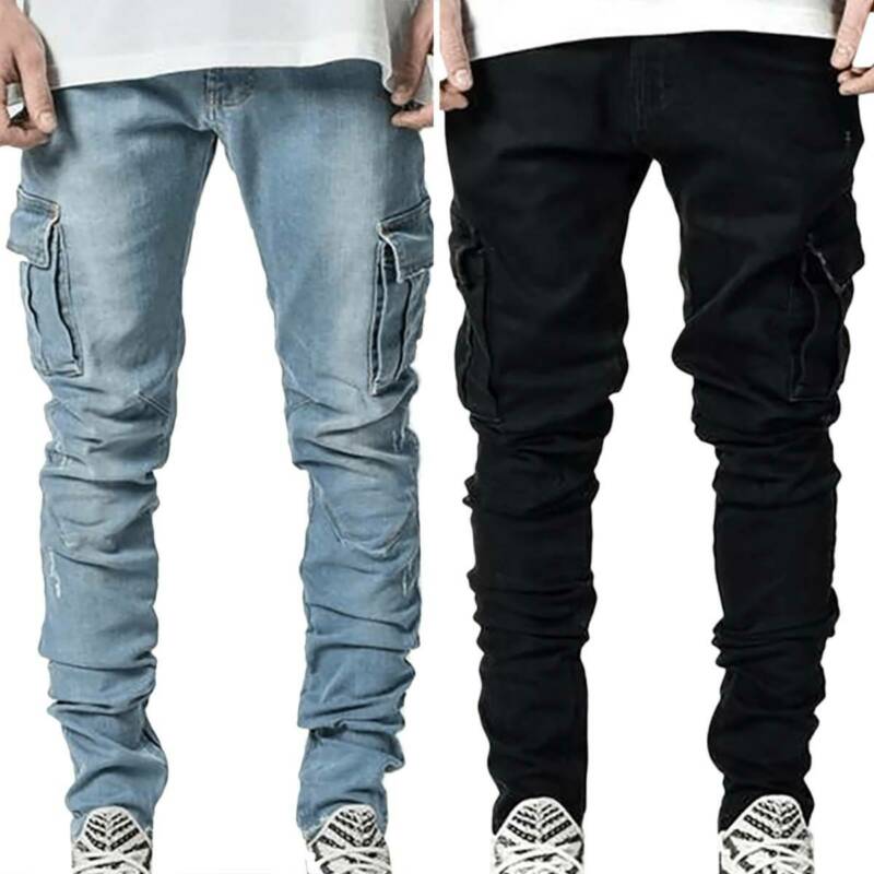 Cargo sales combat jeans