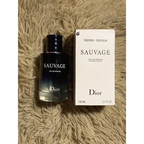 Eau discount sauvage tester