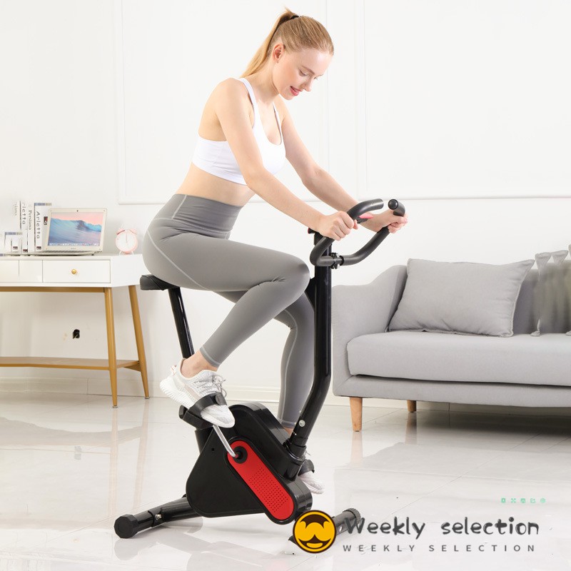 Upright sitting online bike