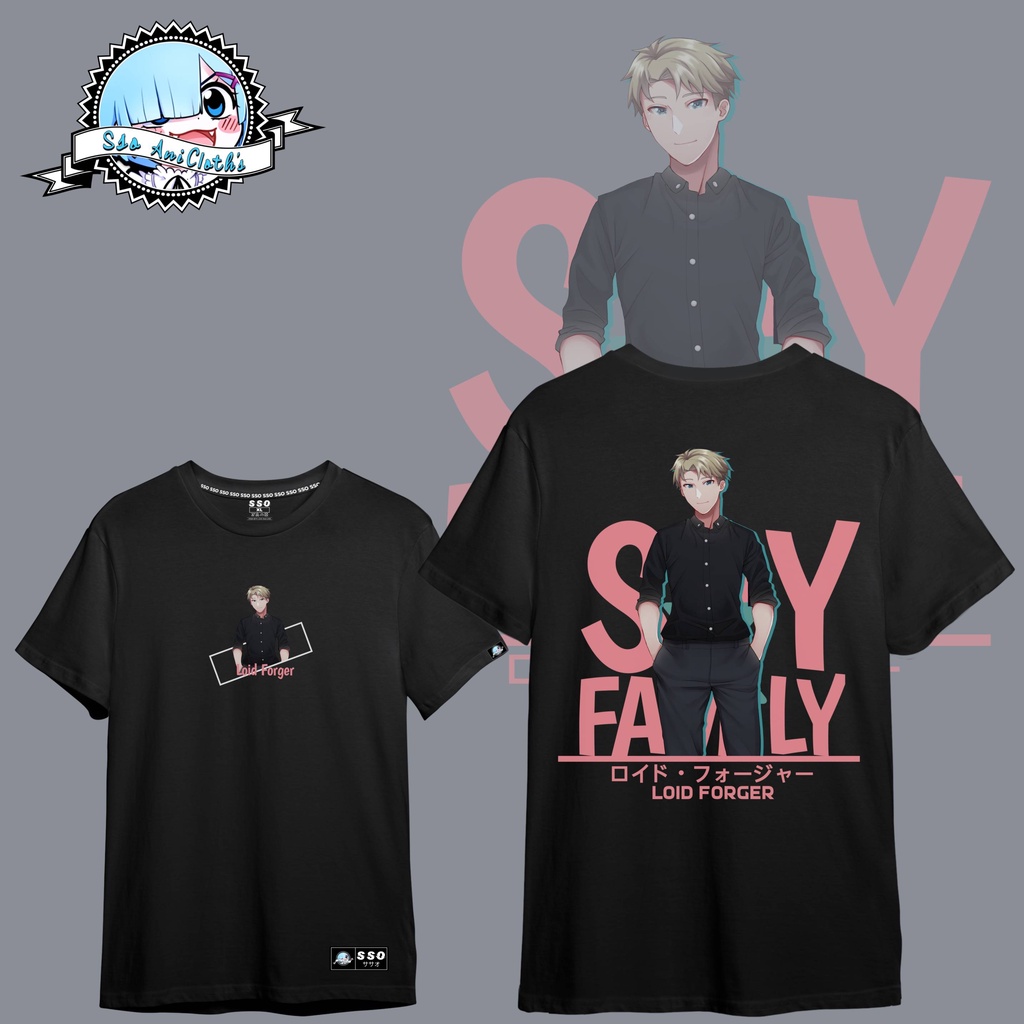 Loid Forger from Spy x Family Button Sweatshirt with Cool Posing and Character Design TS04