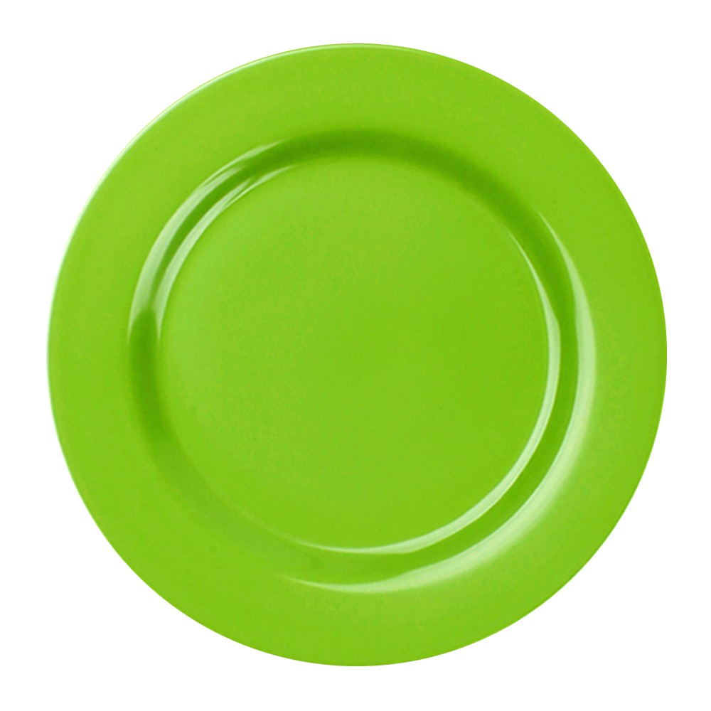 Melawares Lime Green 6pc 9 inch Round Dinner Plate Set Shopee Philippines
