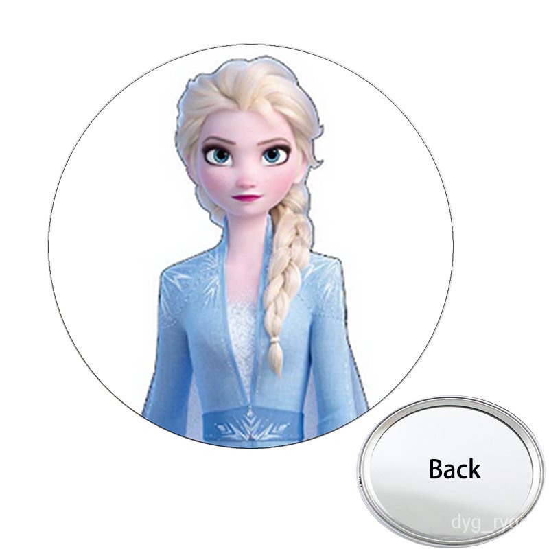 Disney Frozen Character Pocket Portable Mirror Anna Elsa Kristoff Sven