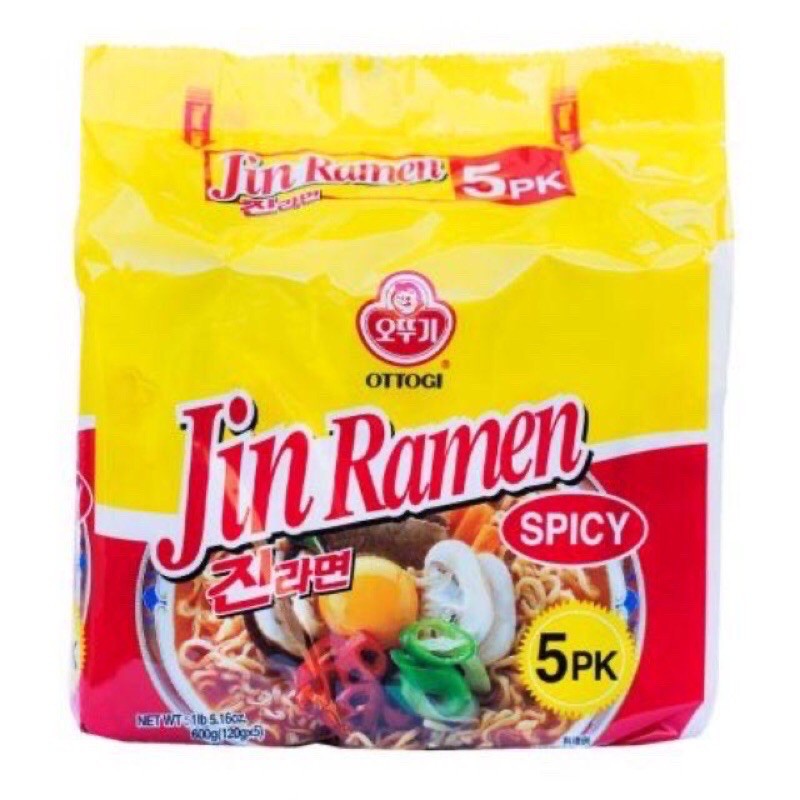 Ottogi Jin Ramen Mildspicy 5pcspack Shopee Philippines