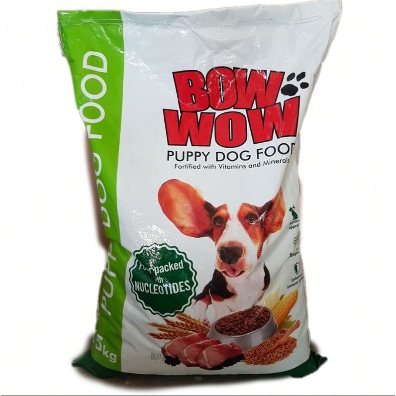 Bow wow 2025 puppy dog food