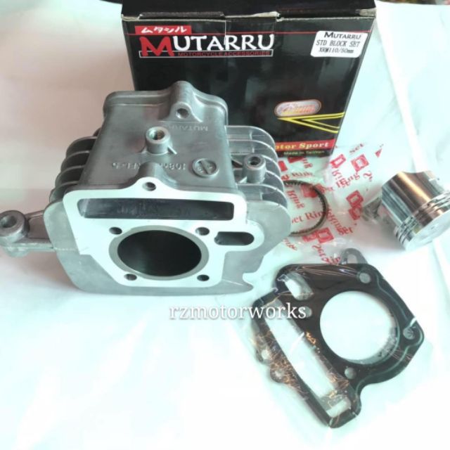 motorcycle Mutarru cylinder block xrm 110 standard 50mm Shopee Philippines