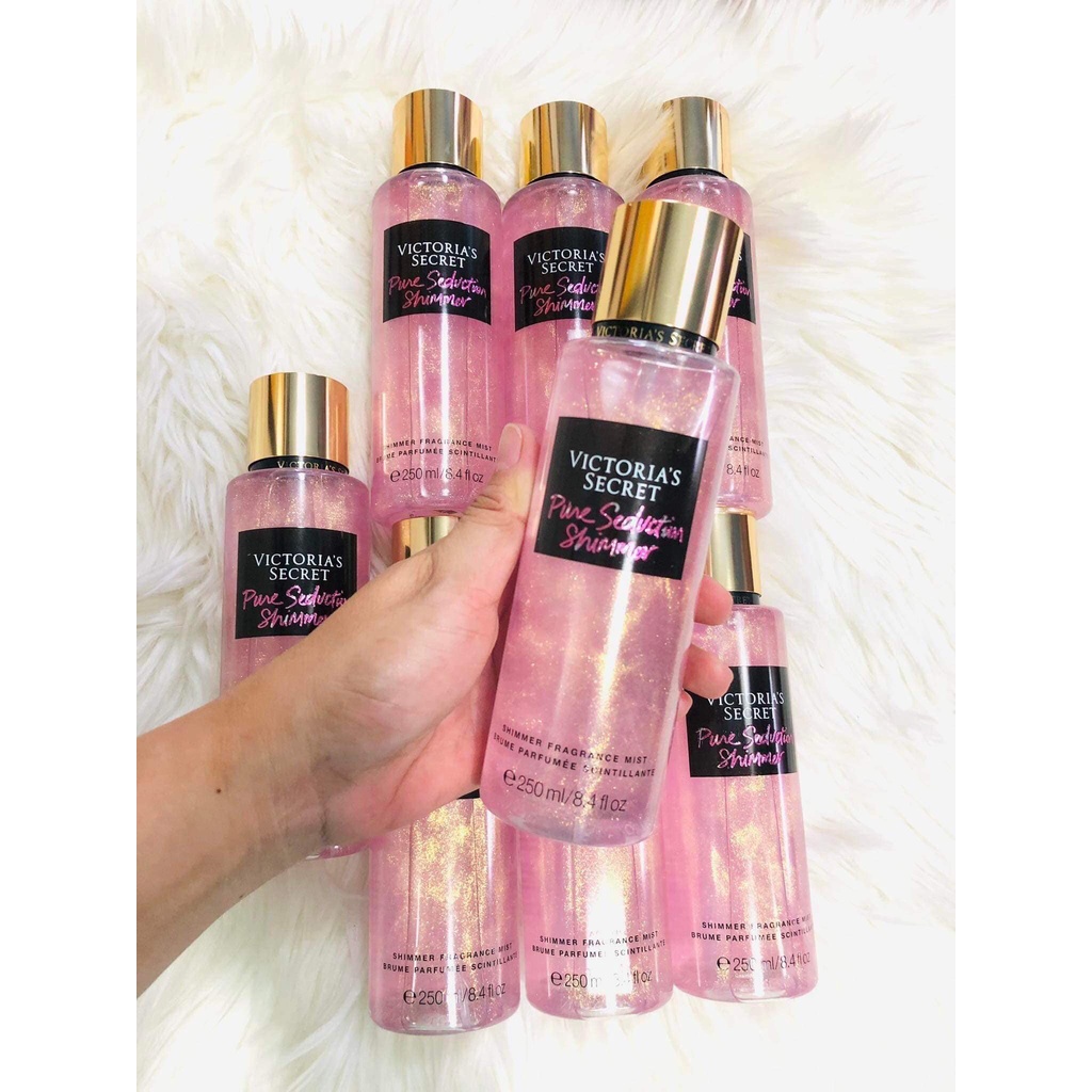 Authentic Victoria's Secret PURE SEDUCTION SHIMMER Mist 250 ML Shopee
