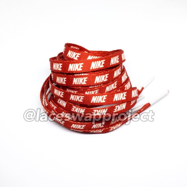 Nike red sale laces