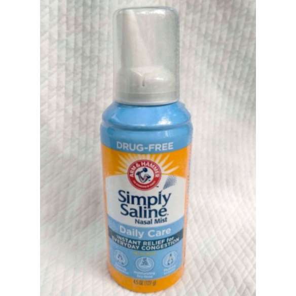 Nasal Spray Simply Saline Arm & Hammer (Instant relief for everyday
