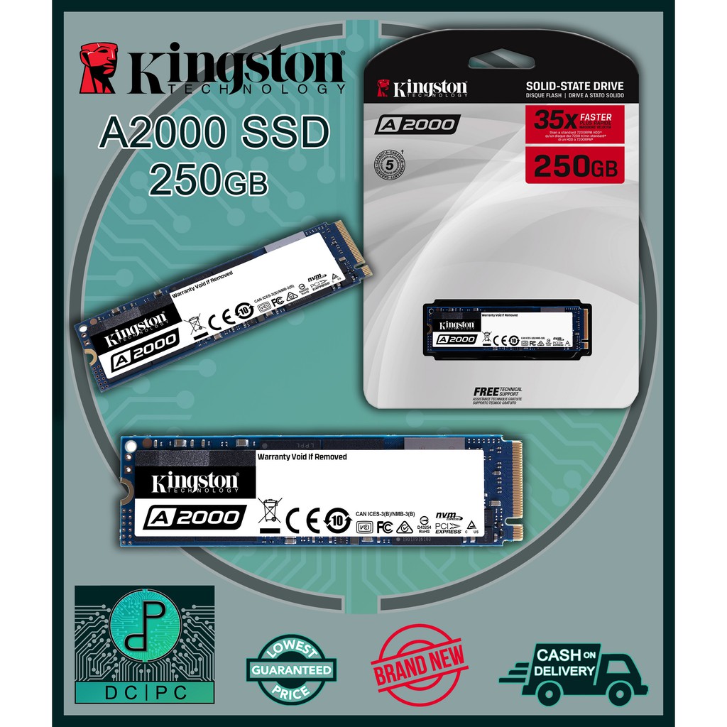 Kingston a2000 hot sale nvme ssd