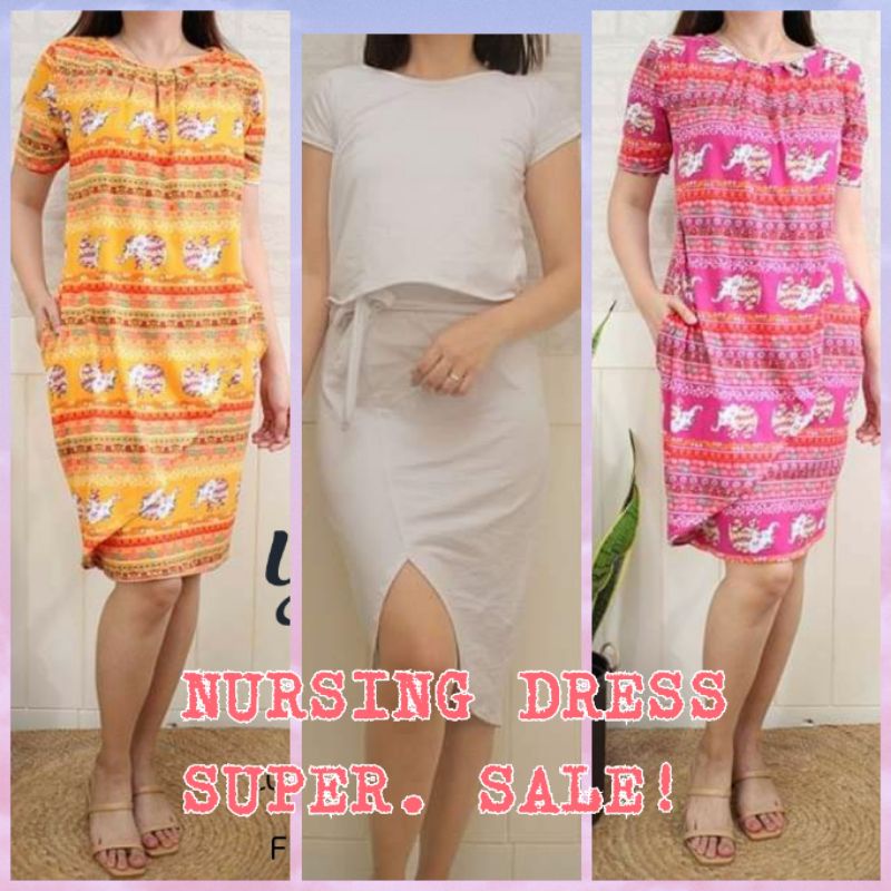 Shopee sale nursing dress