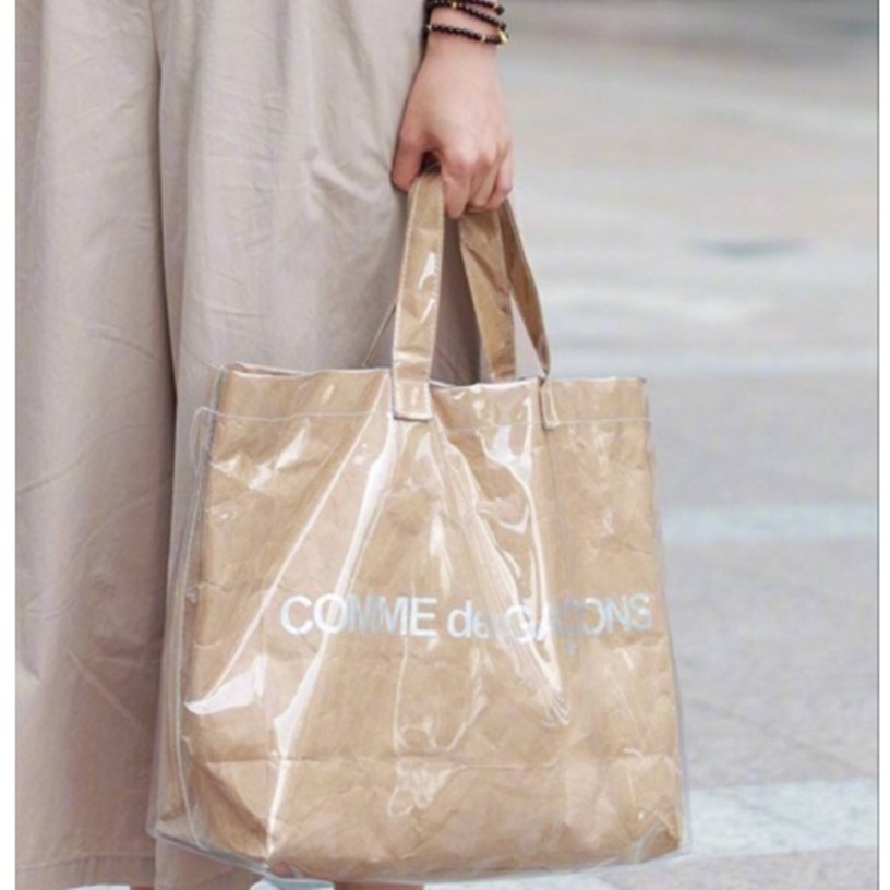 Comme des garcons paper bag tote hotsell