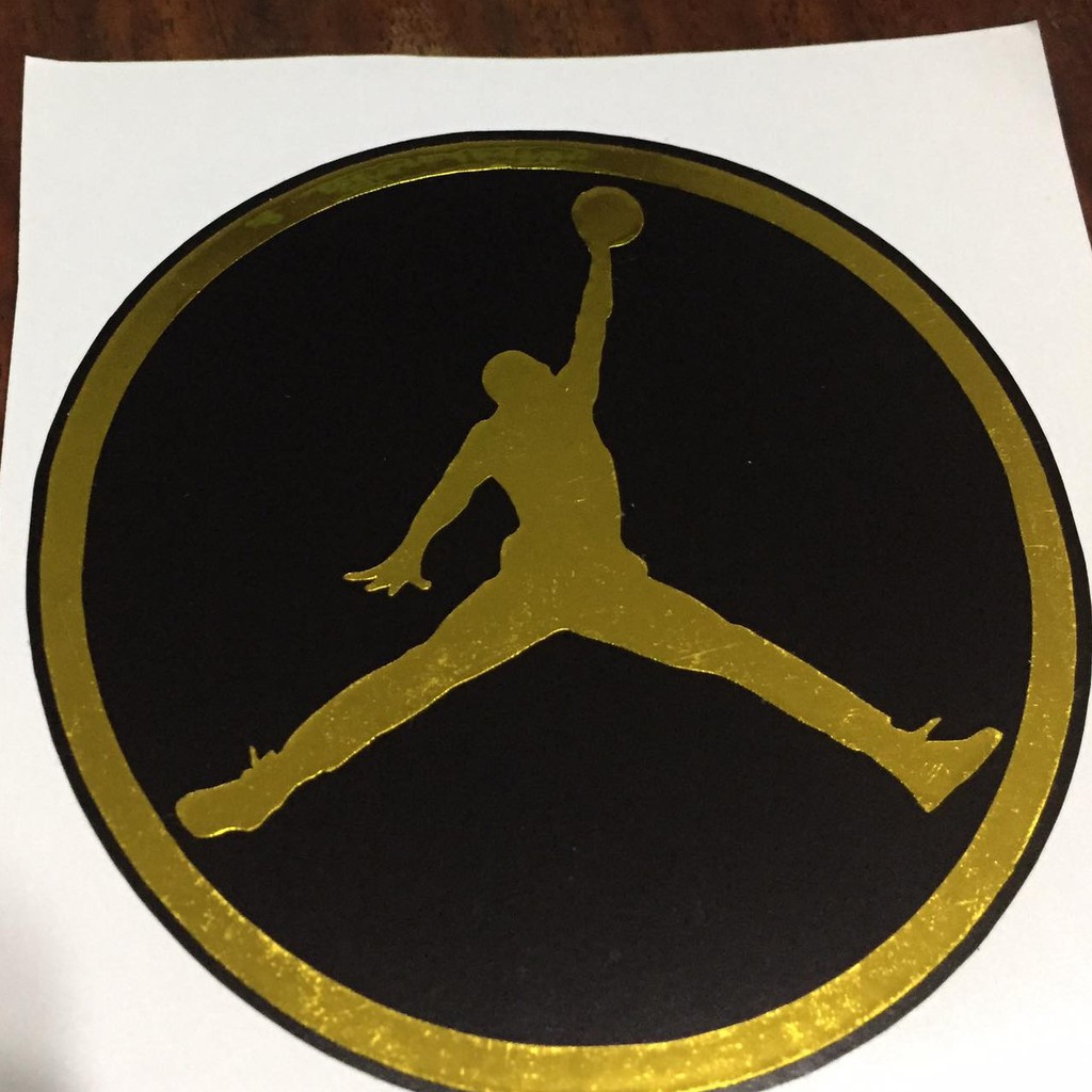 Jordan on sale logo sticker