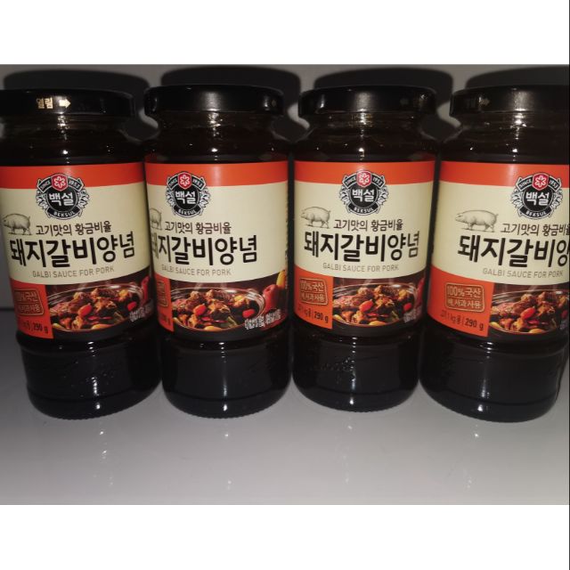 Pork Galbi sauce (Korean marinated sauce) 290g Shopee Philippines